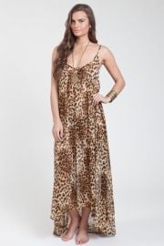 Leopard print maxi dress at The Trend Boutique