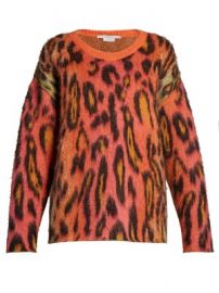 Leopard-print mohair sweater at Matches