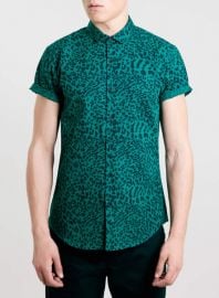 Leopard print shirt at Topman