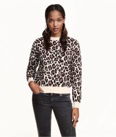 Leopard print sweater at H&M