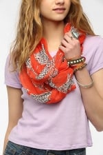 Leopard scarf at Urban Outfitters at Urban Outfitters