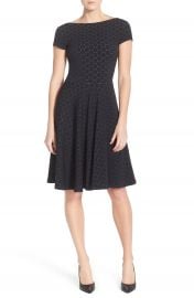 Leota  Circle  Jacquard Woven Jersey Dress at Nordstrom