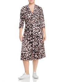 Leota Plus Mahlia Leopard Print Belted Dress Women -  Plus - Bloomingdale s at Bloomingdales