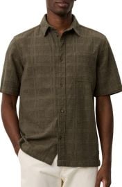 Les Deux Charlie Short Sleeve Button-Up Shirt at Nordstrom