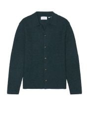 Les Deux Finnegan Knit Shirt In Pine Green at Revolve