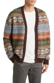 Les Deux Hordur Fair Isle Cardigan Sweater at Nordstrom