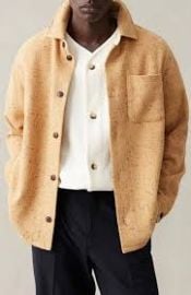 Les Deux Joey Neppy Button up Overshirt at Nordstrom