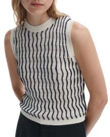 Leslie Stripe Vest at Bloomingdales