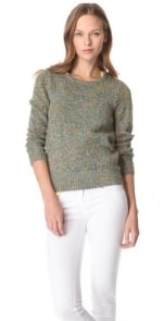 Leslie's green sweater at Shopbop