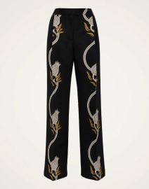 Let Loose Pants in Melograno Black White for Women La DoubleJ US at La DoubleJ
