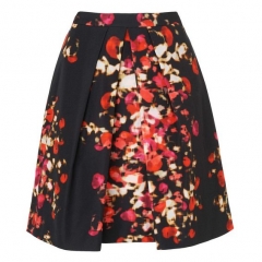 Leticia Optic Floral Skirt at LK Bennett