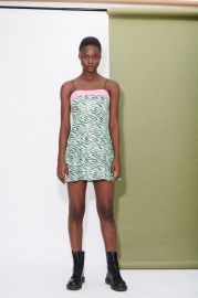 Lettie Zebra Dress at Olivia Rubin