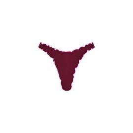 Lettuce Edge Thong Bikini Bottom - Sangria Spritz Kulani Kinis at Kulani Bikinis