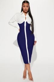 Letx27s Get Serious Midi Shirt Dress Fashion Nova at Fashion Nova