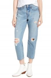 Levi  x27 s   Wedgie Ripped Straight Leg Jeans  Authentically Yours at Nordstrom