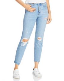 Levi  x27 s Wedgie Icon Ripped Slim Ankle Jeans in Authentically Yours Women - Bloomingdale s at Bloomingdales