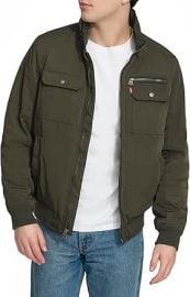 Levi's mens Levi's Men's Stand Collar Utility Bomber at Amazon
