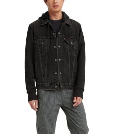 Levi\'s® Hybrid Hoodie V Denim Trucker Jacket at Dillards