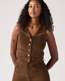 Levi s Braided Vest and Ribcage Wide Leg Braided Jeans at Levis