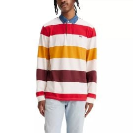 Levi s Classic Long Sleeve Rugby Shirt in Egret at Kohls