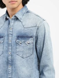 Levi s Solid Blue Collar Denim Shirt at Levis