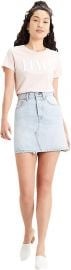 Levi s Women s Premium High-Rise Deconstructed Skirt at Amazon