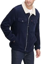 Levi39s Men39s Corduroy Sherpa Trucker Jacket at  Mens Clothing store at Amazon