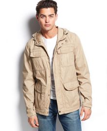 Levis 4-Pocket Hooded Field Jacket at Macys