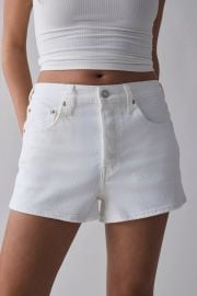 Levis 501 Button Fly Cotton High Rise Denim Shorts at Urban Outfitters