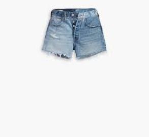 Levis 501 Denim Shorts in Two Tone Indigo at Levis