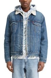 Levis Fleece Denim Trucker Jacket at Nordstrom