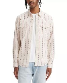 Levis Mens Classic Standard Fit Western Shirt - Macys at Macys