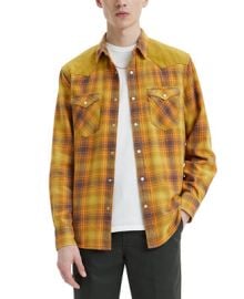 Levis Mens Classic Standard Fit Western Shirt - Macys at Macys