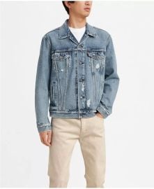 Levis Mens Regular Fit Non-Stretch Denim Trucker Jacket Reviews - Coats Jackets - Men - Macys at Macys