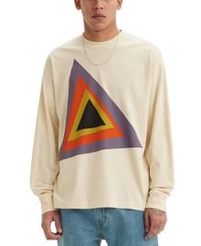 Levis Mens Relaxed Fit Long Sleeve Prism Graphic Skateboard T-Shirt - Macys at Macys