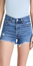 Levis Ribcage Denim Shorts at Shopbop