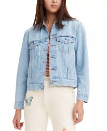 Levis Womens Ex-Boyfriend Cotton Denim Trucker Jacket Reviews - Jackets Blazers - Women - Macys at Macys