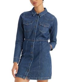 Levis Womens Flynn Western Cotton Denim Dress - Macys at Macys