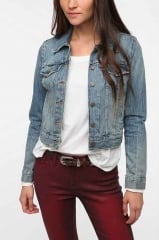 Levis denim trucker jacket at Urban Outfitters