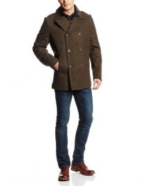 Levis mens peacoat at Amazon