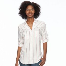 Levis striped roll tab shirt at Kohls