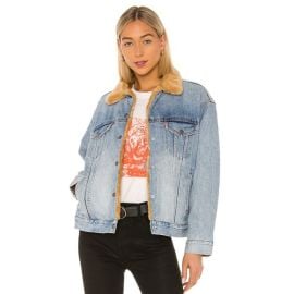 Levix27s Jackets amp Coats Worn Once Levis Denim Trucker Jacket Lined With Faux Fur Size S Poshmark at Poshmark