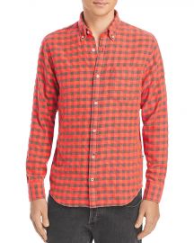 Levon Checked Flannel Button Down Shirt at Bloomingdales