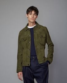 Liam jacket goat leather Officine Gnrale at Officine Générale