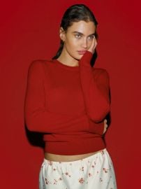 Lian Cashmere Crew Sweater at Reformation