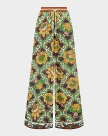 Liana Silk Palazzo Pants at Neiman Marcus