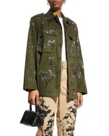 Libertine All Love Strass Vintage French Military Jacket at Neiman Marcus