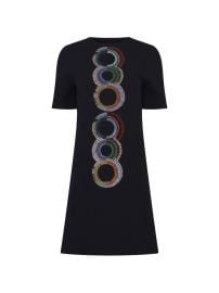 Libertine Sonia short-sleeve Mini Dress Black at Farfetch