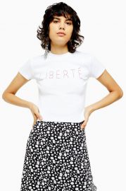 Liberty Crop Top by Topshop at Topshop