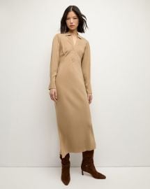 Liberty Maxi Dress in Beige at Veronica Beard